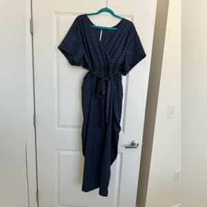 Express cheetah print jumpsuit